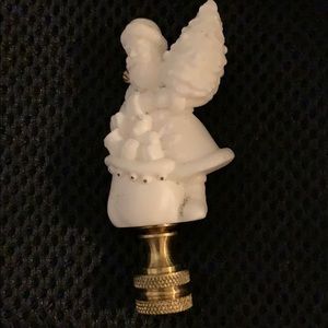 Lenox porcelain Christmas Santa finial VTG 90’s with Original Box